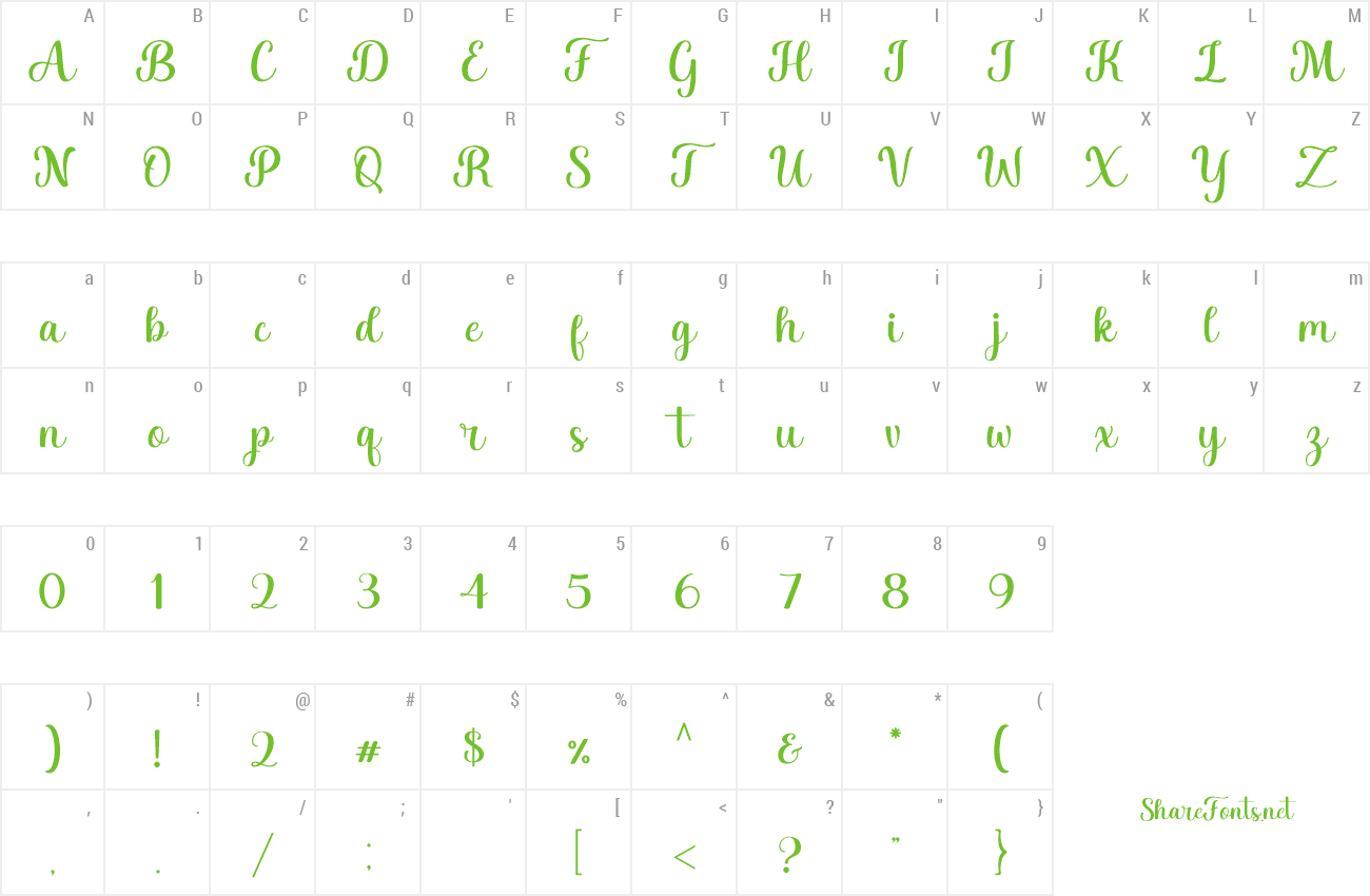 Font Anttoni Script preview